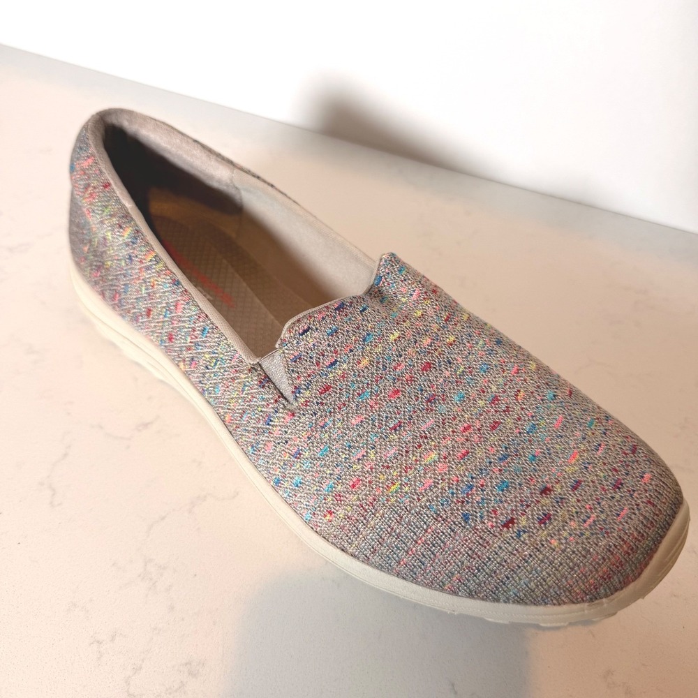 Sketchers Relaxed Fit Air Cooled Memory Foam Slip On Shoes 11 Womens Multcolor